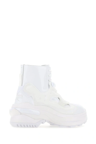 Shop Maison Margiela X Reebok Tabi Instapump Fury Lo Sneakers In White