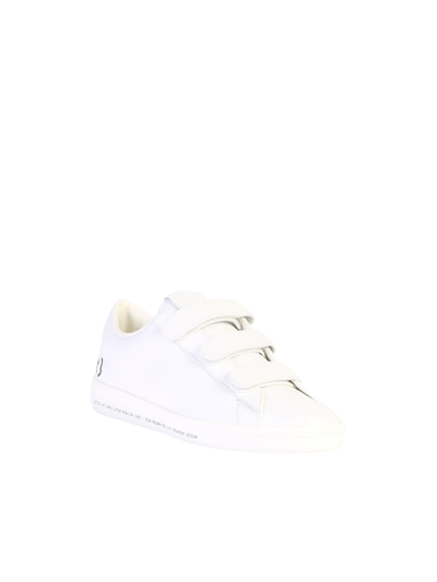 Shop Moncler Genius Moncler X Fragment Hiroshi Fujiwara Logo Low In White