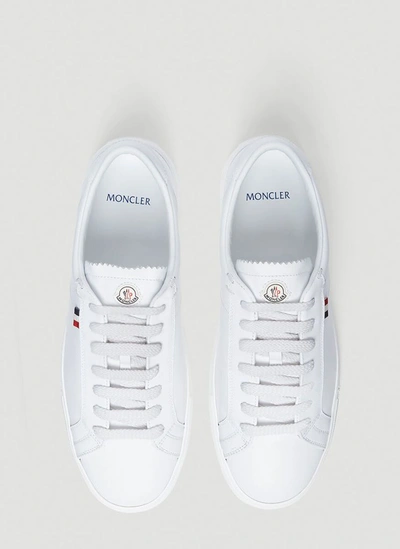 Shop Moncler New Monaco Sneakers In White