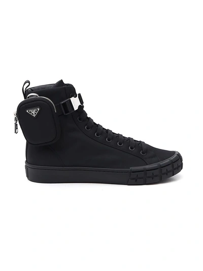 Shop Prada Wheel Re In Black