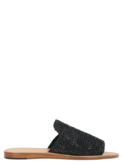 Shop Dolce & Gabbana Wowen Sandals In Black