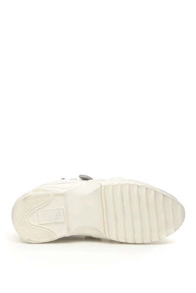 Shop Maison Margiela Retro Fit Low Top Sneakers In White