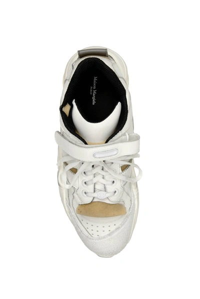 Shop Maison Margiela Retro Fit Low Top Sneakers In White