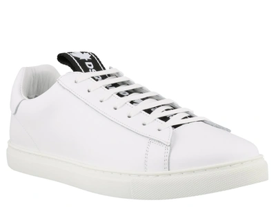 Shop Dsquared2 Tennis Logo Print Sneakers In White
