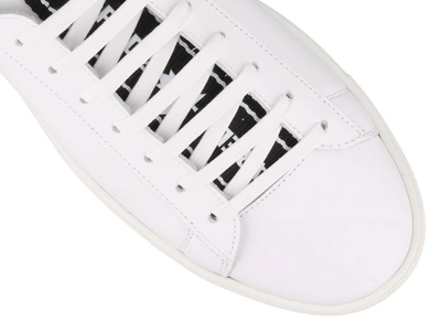 Shop Dsquared2 Tennis Logo Print Sneakers In White