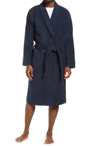 Shop Ugg Turner Robe In Dark Sapphire