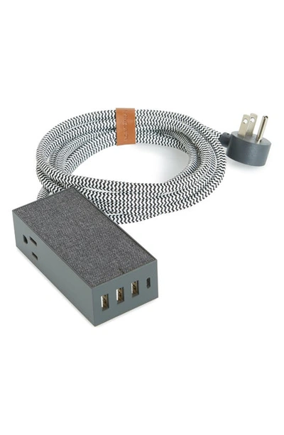 Shop Native Union Smart Hub Bridge Power Cord In Slate