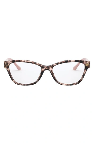 Shop Prada 53mm Cat Eye Optical Glasses In Pink