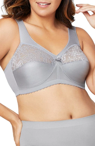 Shop Glamorise Magiclift® Classic Support Bra In Grey