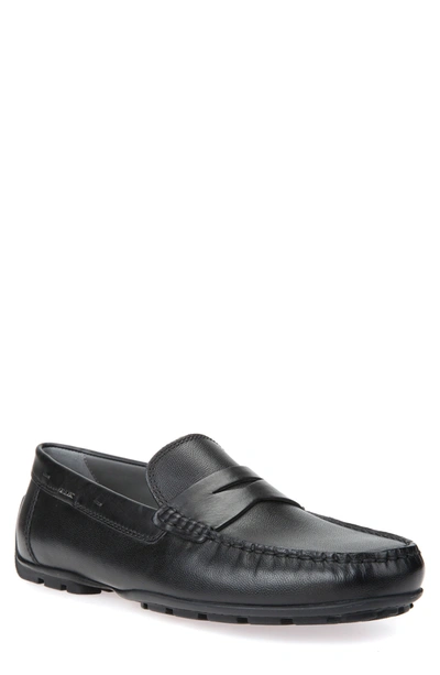 Shop Geox Moner Driving Shoe In Black