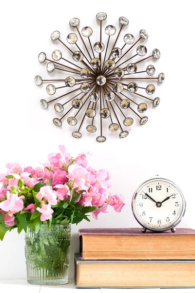 Stratton Home Gold Acrylic Burst Wall Decor In Gold