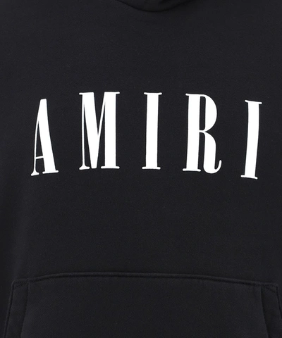 Shop Amiri Core Logo Hoodie In Black