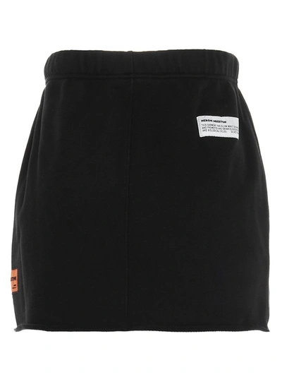 Shop Heron Preston Periodic Sweat Skirt In Black