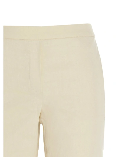 Shop Theory Treeca Cropped Pull In Beige
