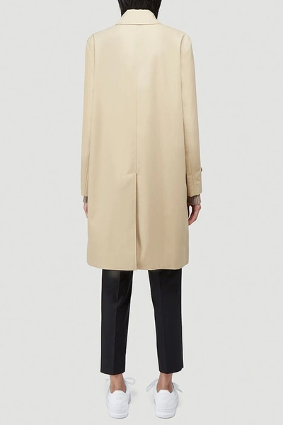 Shop Burberry Pimlico Car Coat In Beige