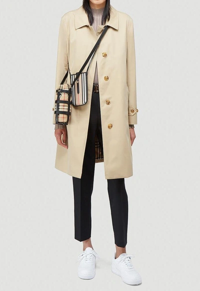 Shop Burberry Pimlico Car Coat In Beige