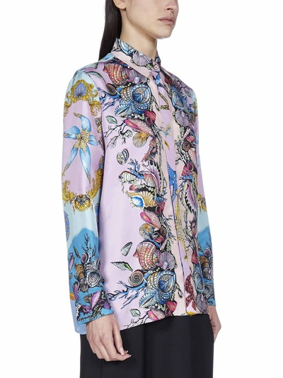 Shop Versace Trésor De La Mer Print Shirt In Multi