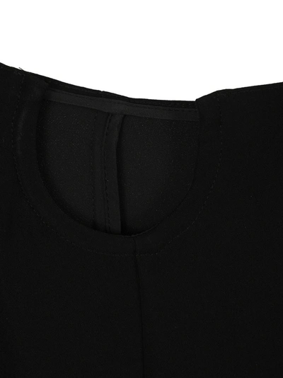 Shop Versace Cur Out Detail Flared Skirt In Black