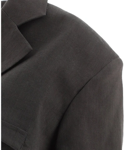 Shop Jacquemus La Robe Gardian Layered Jacket Dress In Black