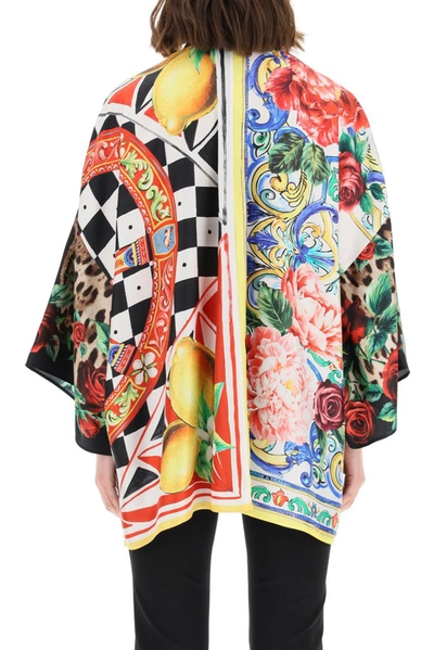 Shop Dolce & Gabbana Patchwork Print Shirt In Multi