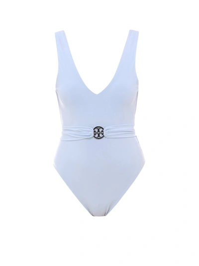 Shop Tory Burch Miller Plunge One In Blue