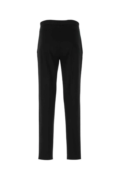 Shop Ferragamo Salvatore  Gancini Pressed Pleats Pants In Black