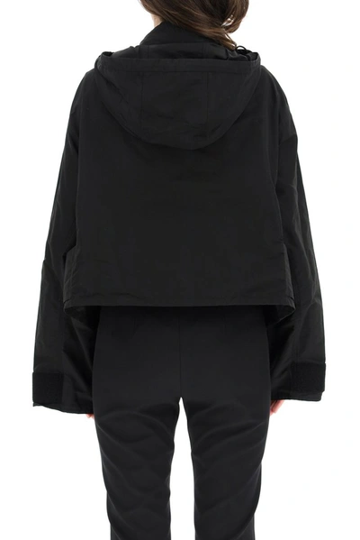 Shop Givenchy Cropped Zip In Black