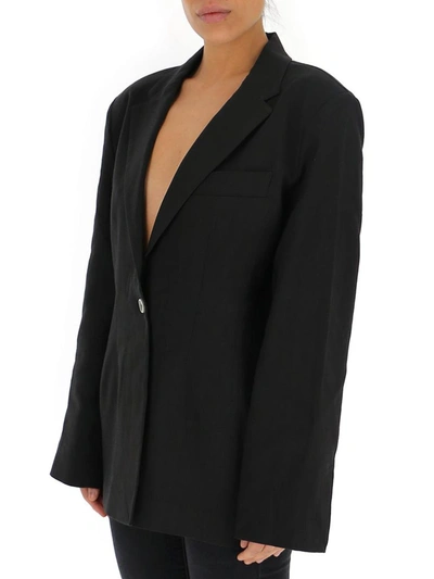 Shop Jacquemus La Veste Novio Blazer In Black