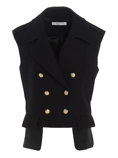 Shop Philosophy Di Lorenzo Serafini Double Breasted Gilet In Black