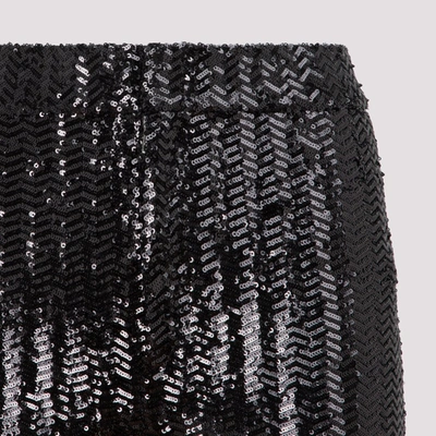 Shop Isabel Marant Todiz Sequin Pants In Black