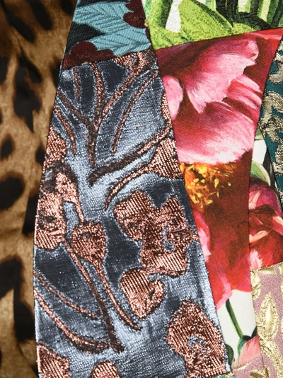 Shop Dolce & Gabbana Patchwork Brocade Jacquard Vest In Multi