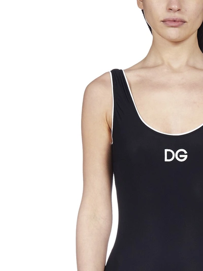 Shop Dolce & Gabbana Logo Print One In Black