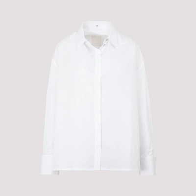 Shop Givenchy Oversized Buttoned Shirt In White