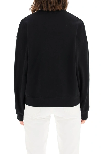 Shop Agolde Nolan Boxy Sweatshirt In Black