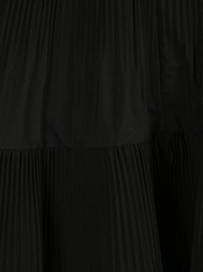 Shop Zimmermann The Lovestruck Pleated Mini Dress In Black
