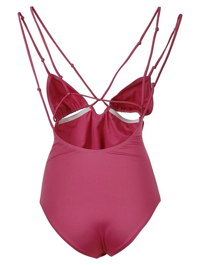 Shop Jacquemus Le Maillot Pila Swimsuit In Pink