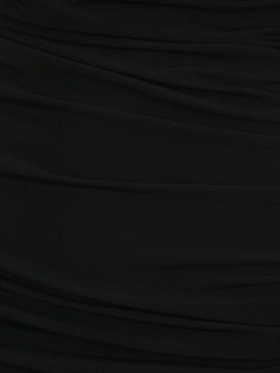 Shop Helmut Lang Twist Mini Dress In Black