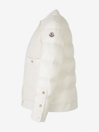 Shop Moncler Miram Buttoned Jacket In White