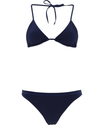 Shop Jacquemus Le Maillot Peirado Bikini Set In Blue