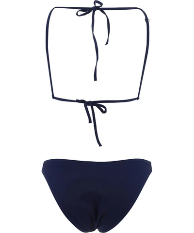 Shop Jacquemus Le Maillot Peirado Bikini Set In Blue