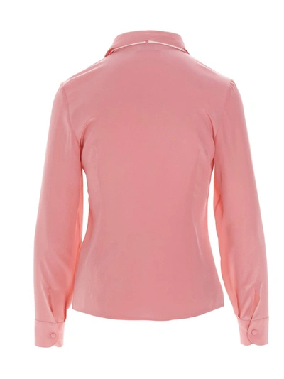 Shop Red Valentino Redvalentino Pussy Bow Detail Shirt In Pink
