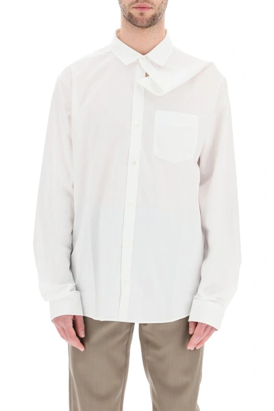 Shop Y/project Asymmetric Shirt In White