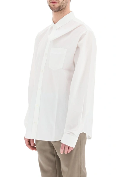 Shop Y/project Asymmetric Shirt In White