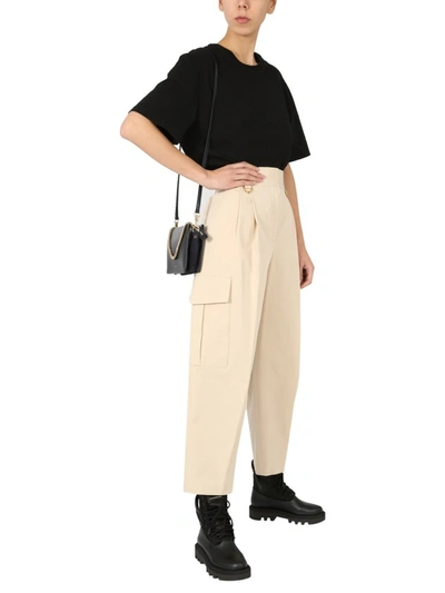 Shop Givenchy Cargo Pants In Beige