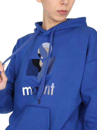 Shop Isabel Marant Étoile Mansel Hoodie In Blue