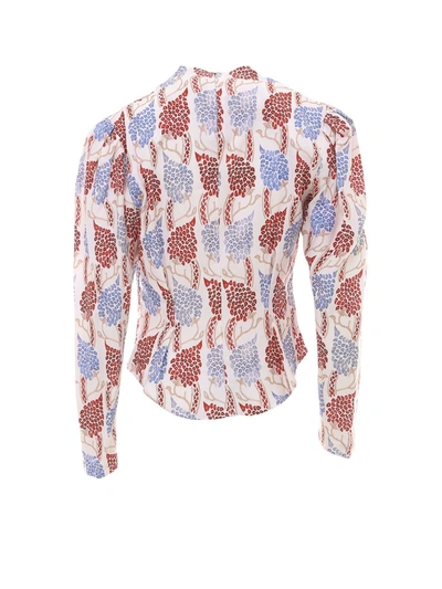 Shop Isabel Marant Bayani Abstract Printed Blouse In Multi