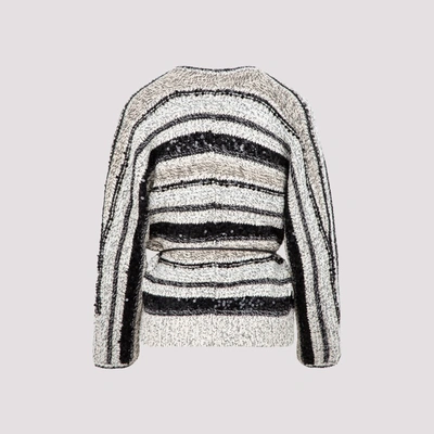 Shop Brunello Cucinelli Striped Cardigan In Multi