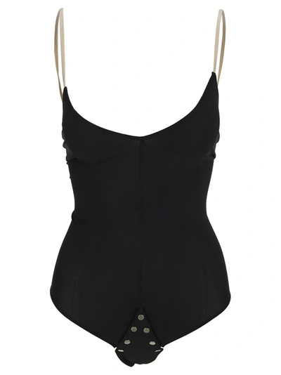 Shop Rick Owens Phlegethon Sally Swimsuit In Black