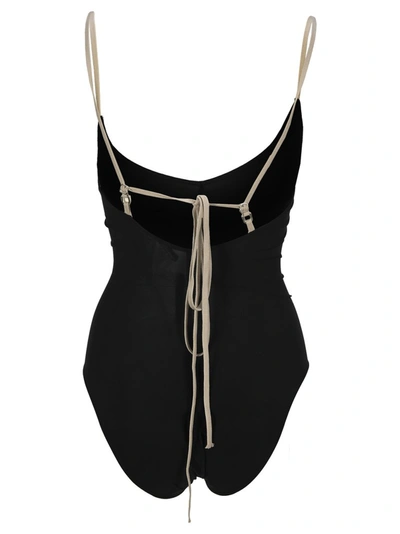 Shop Rick Owens Phlegethon Sally Swimsuit In Black