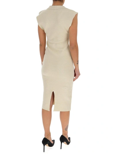 Shop Jacquemus La Robe Santon Dress In Beige